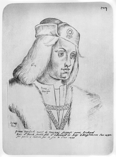 Portrait of Perkin Warbeck (c.1474-99) Flemish imposter and pretender to the English throne by French School